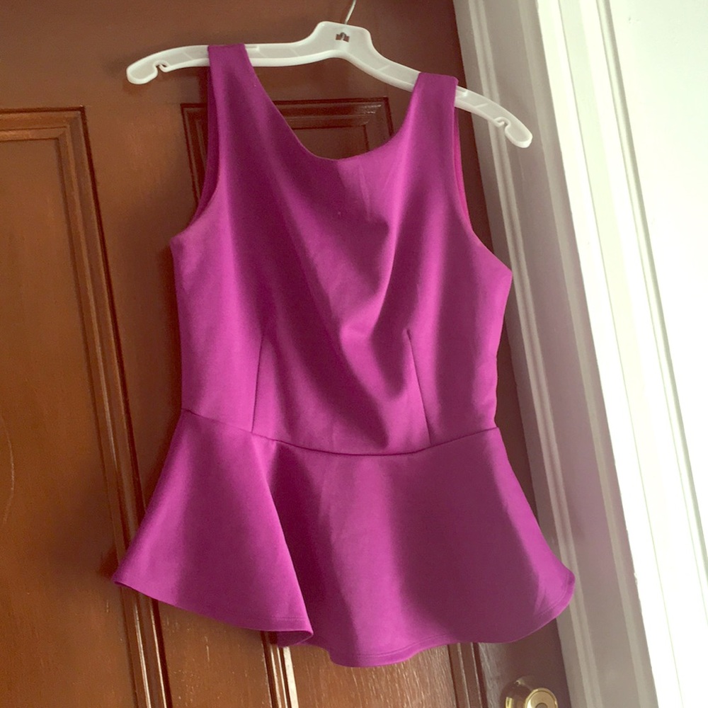 Peplum tank top